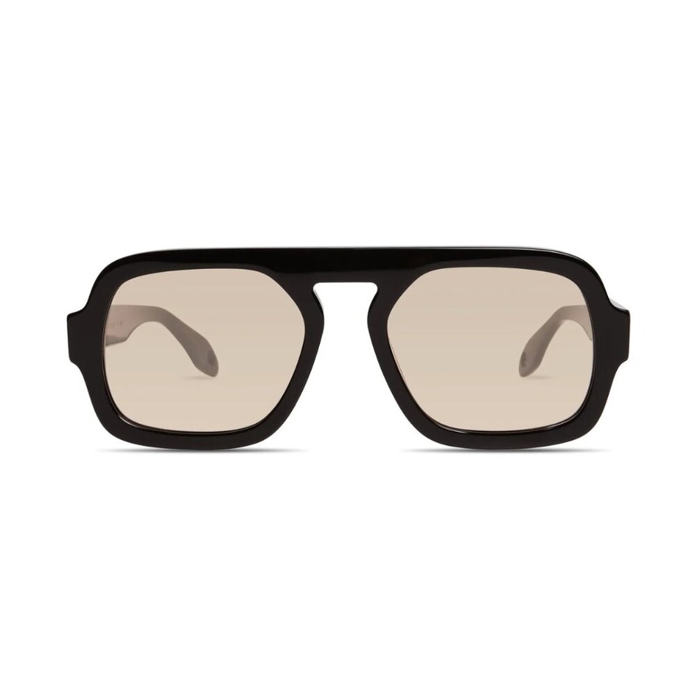 Elisa Johnson Jane Sunglasses in Gloss Black